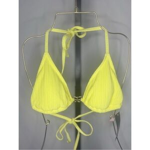Wild Fable Neon Yellow Bikini Top